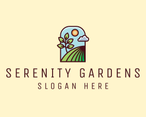 Nature Lawn Garden logo design