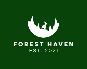 Mountain Goat Forest logo design