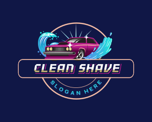 Carwash Automotive Cleaning logo design