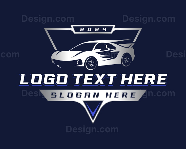 Car Drifting Racer Logo