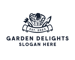 Landscaping Plant Gardener logo design