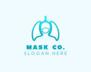 Face Mask Lungs logo