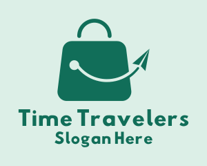 Airplane Travel Luggage  logo design