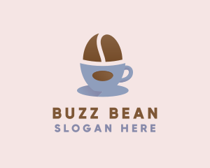 Coffee Bean Cup logo design