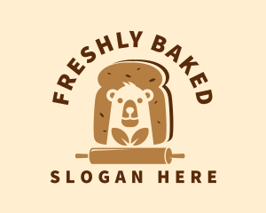 Bear Bread Bakery logo design