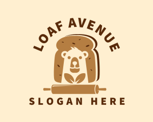 Bear Bread Bakery logo design