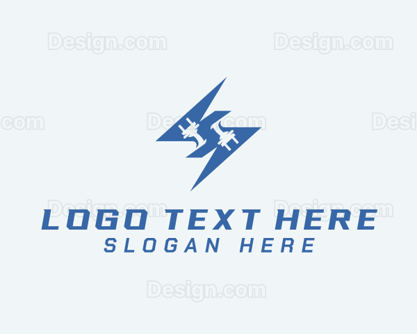 Electrical Voltage Plug Logo