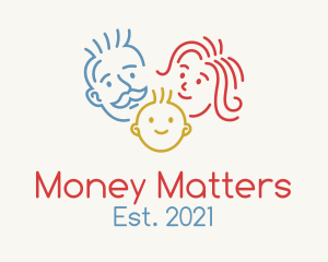 Monoline Happy Family logo