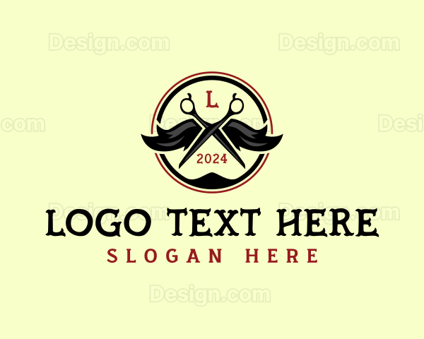 Barbershop Fashion Grooming Logo