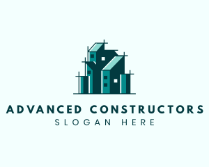 Building Blueprint Architecture logo design