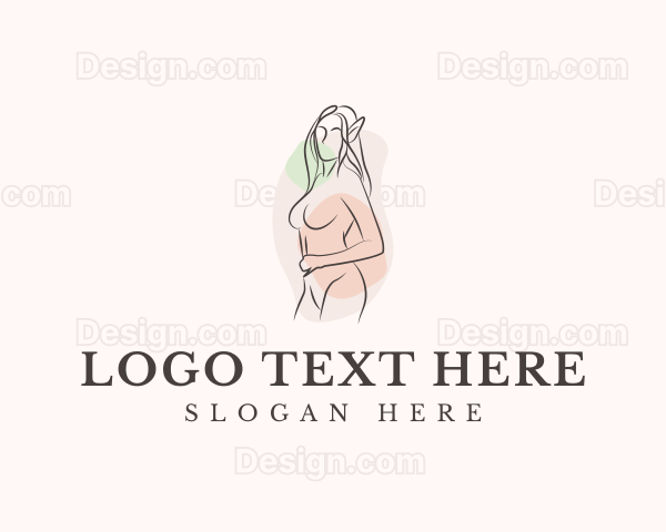 Beauty Sexy Lady Logo