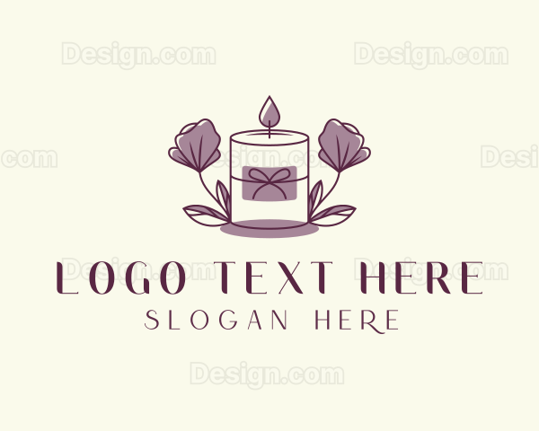 Floral Scented Candle Logo