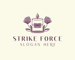 Floral Scented Candle Logo