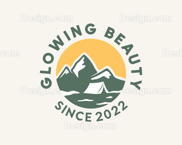 Outdoor Camp Mountain Logo