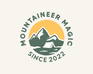 Outdoor Camp Mountain  logo design