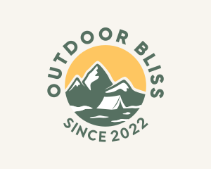 Outdoor Camp Mountain  logo design