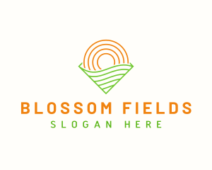 Agriculture Farm Field logo design