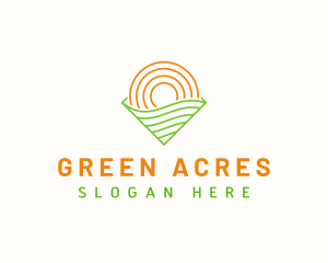 Agriculture Farm Field logo design