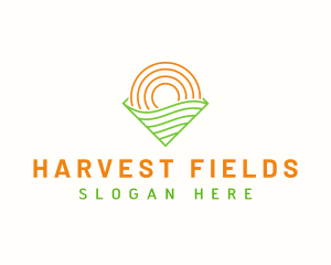 Agriculture Farm Field logo design