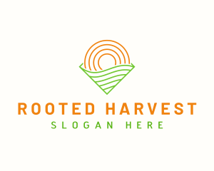 Agriculture Farm Field logo design