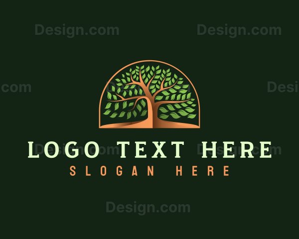 Tree Nature Gardening Logo