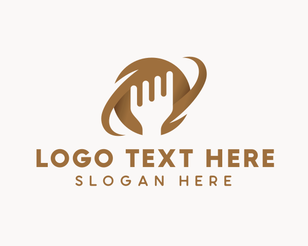 Negative Space logo example 1