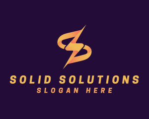 Gradient Electrical Power Maintenance logo design