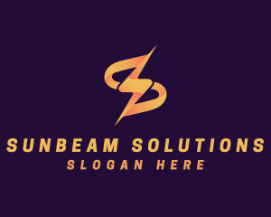 Gradient Electrical Power Maintenance logo design