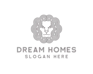 Lion Animal Head logo