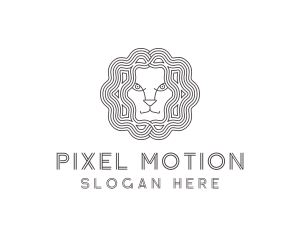 Lion Animal Head logo design