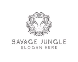 Lion Animal Head logo design