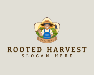 Farmer Farm Harvest logo