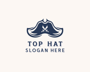 Pirate Hat Costume logo design