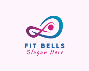 Gym Fitness Loop logo design