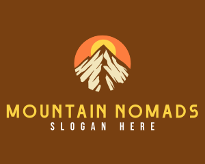 Mountain Peak Alps  logo design