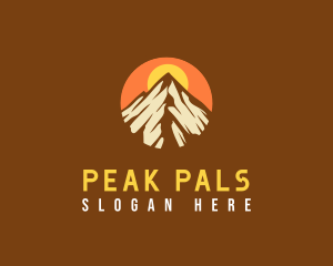 Mountain Peak Alps  logo design