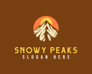 Mountain Peak Alps  logo design