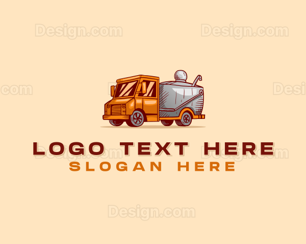 Food Truck Eatery Logo