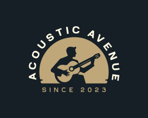 Guitarist Music Festival logo design