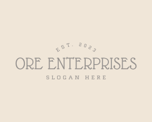 Elegant Business Company logo design