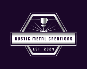 Laser Metal Fabrication logo design