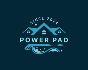 Power Washing Disinfection logo design