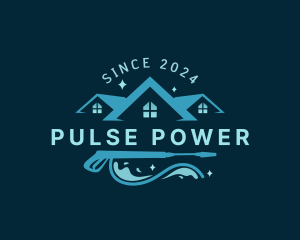 Power Washing Disinfection logo design