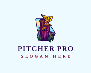 Swamp Pitcher Plant Georgia logo design