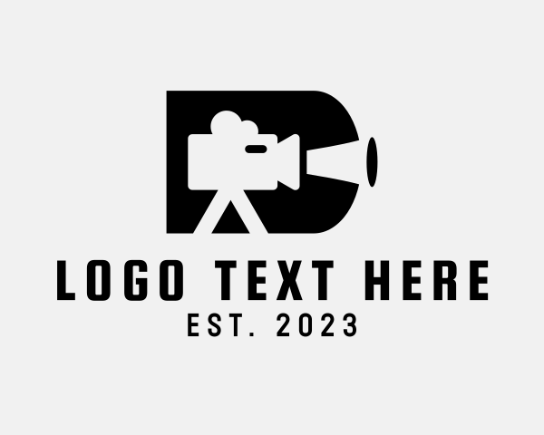 Video Camera logo example 4