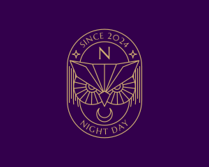 Night Owl Moon logo design