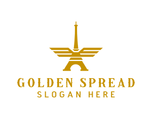 Golden Tower Wings logo design