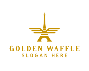 Golden Tower Wings logo design