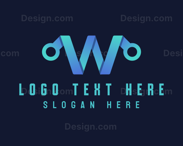 Web Developer Letter W Logo