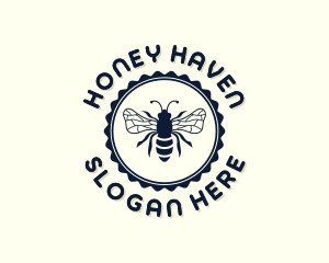 Bee Apothecary Wasp logo design